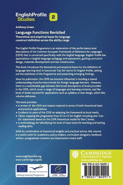 Produktbild: Language Functions Revisited