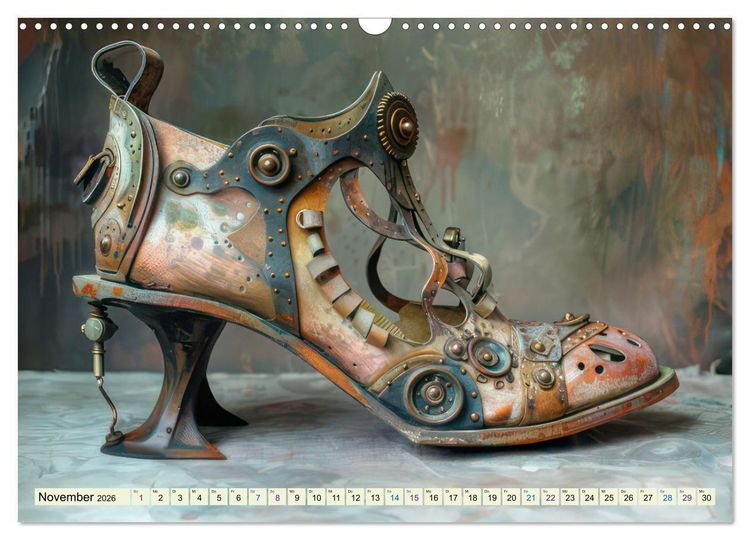 Produktbild: Steampunk - Bl&uuml;tezeit der Mechanik (Wandkalender 2026 DIN A3 quer), CALVENDO Monatskalender