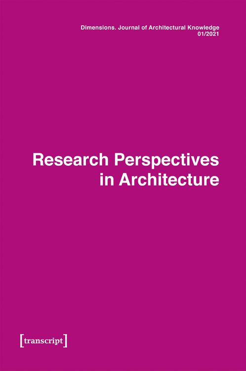 Produktbild: Dimensions. Journal of Architectural Knowledge