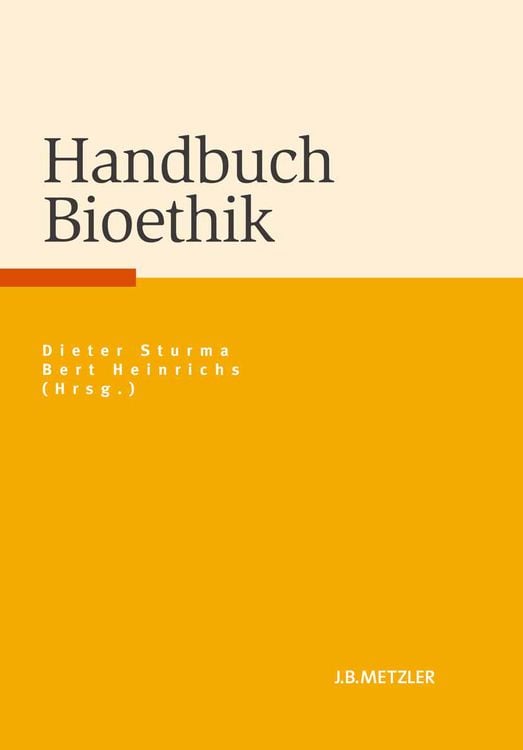 Produktbild: Handbuch Bioethik