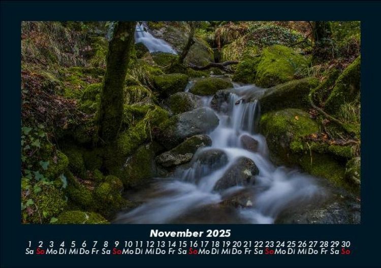 Produktbild: Wasserf&auml;lle 2025 Fotokalender DIN A5