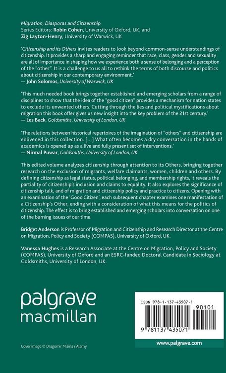 Produktbild: Citizenship and its Others