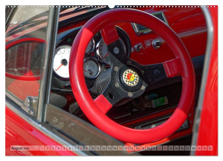 Produktbild: Cinquecento Der kleine Italiener - 60 Jahre zeitloses Kultobjekt (Wandkalender 2026 DIN A2 quer), CALVENDO Monatskalender