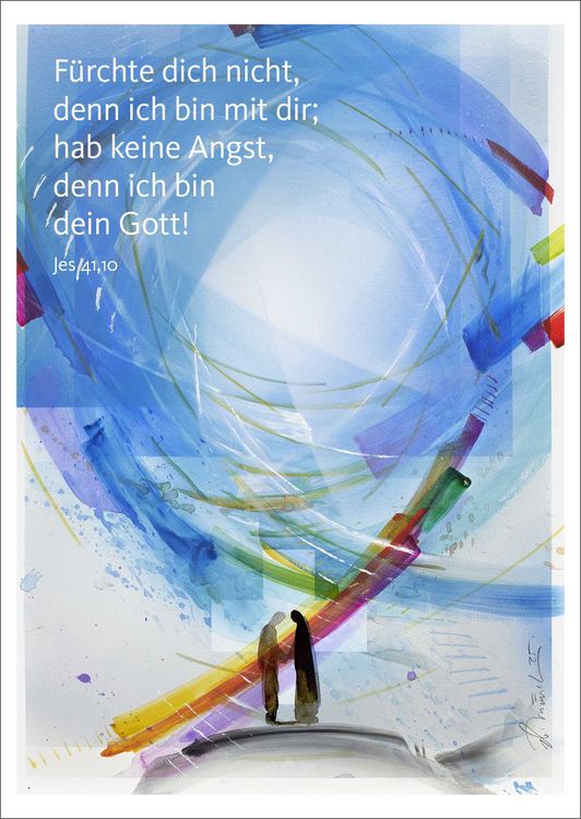 Produktbild: Jahreslosung Eberhard M&uuml;nch 2027, Postkarte 10er-Set