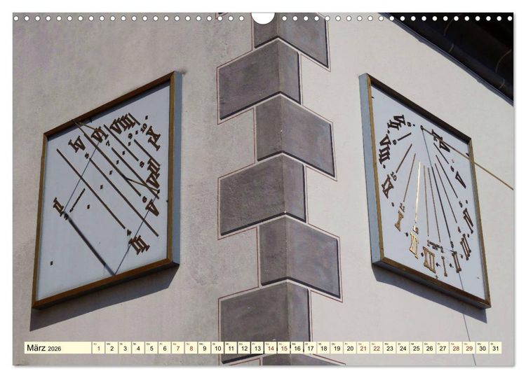 Produktbild: Sonnenuhren - Sonnenstunden (Wandkalender 2026 DIN A3 quer), CALVENDO Monatskalender
