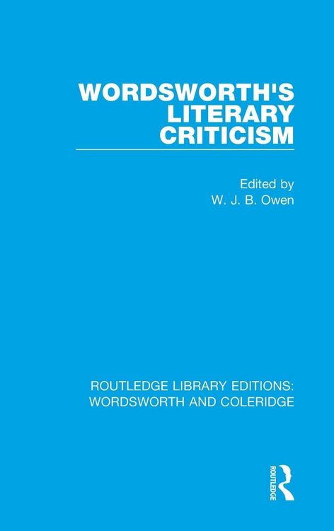 Produktbild: Wordsworth's Literary Criticism
