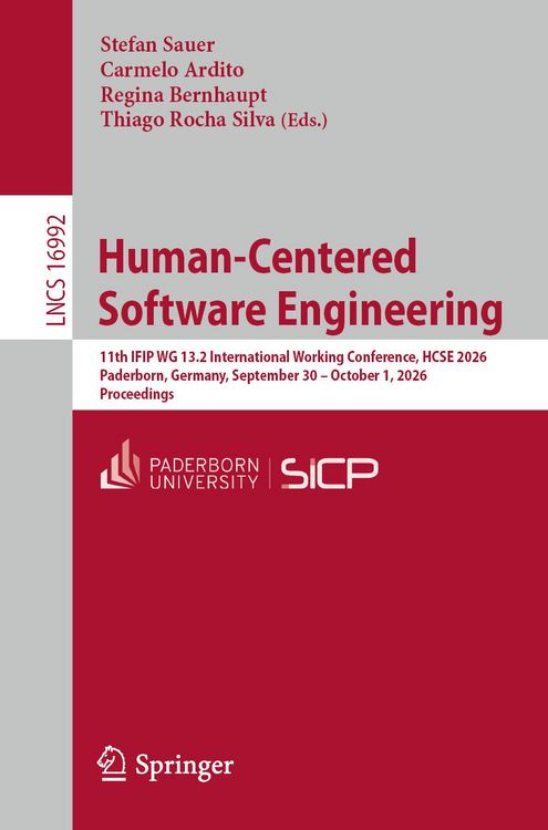 Produktbild: Human-Centered Software Engineering