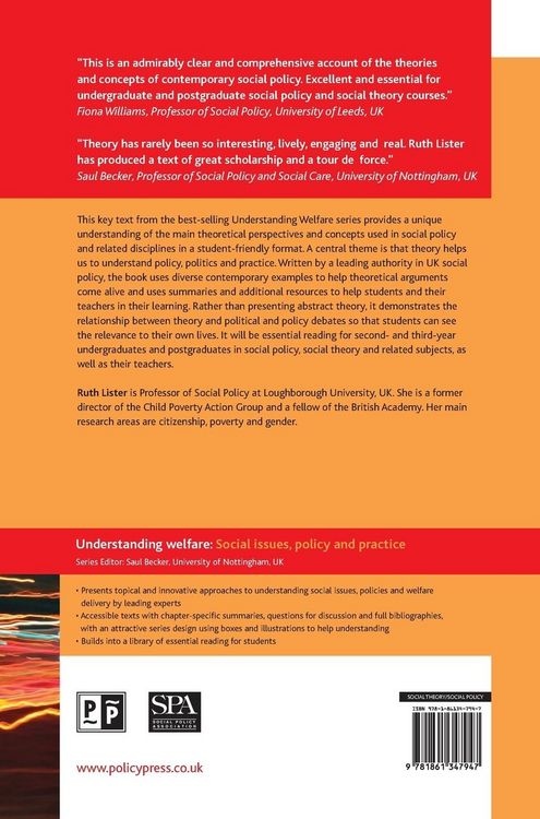 Produktbild: Understanding theories and concepts in social policy