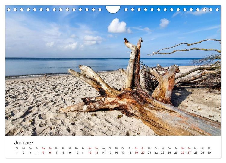 Produktbild: Fischland-Dar&szlig;-Zingst - Traumhafte Ostseelandschaften (Wandkalender 2027 DIN A4 quer), CALVENDO Monatskalender