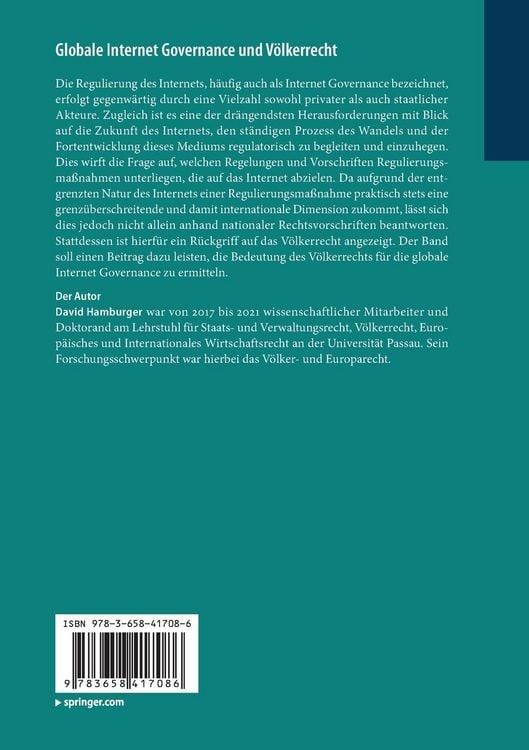 Produktbild: Globale Internet Governance und V&ouml;lkerrecht