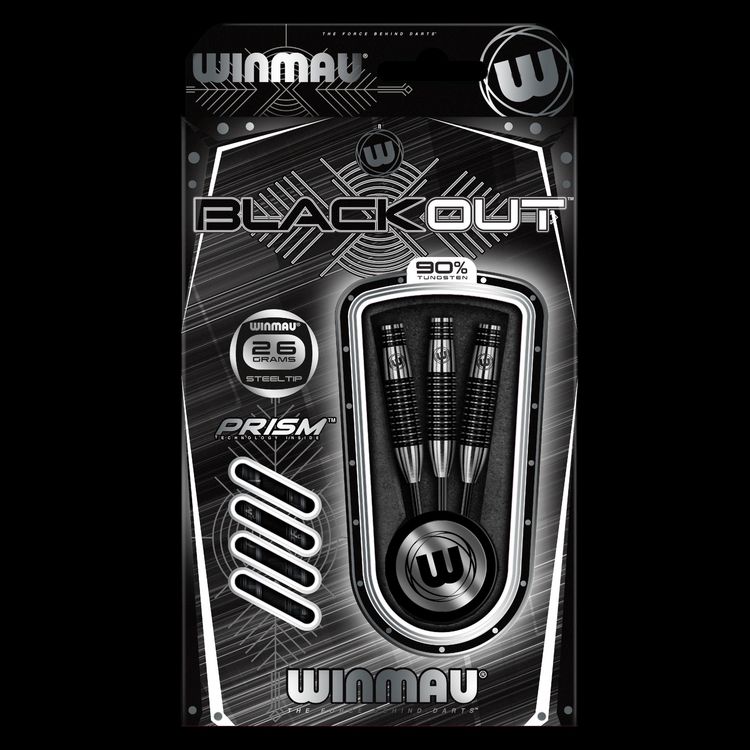 Produktbild: Winmau 7096.02 - Steeldart Winmau Blackout 1043-26g