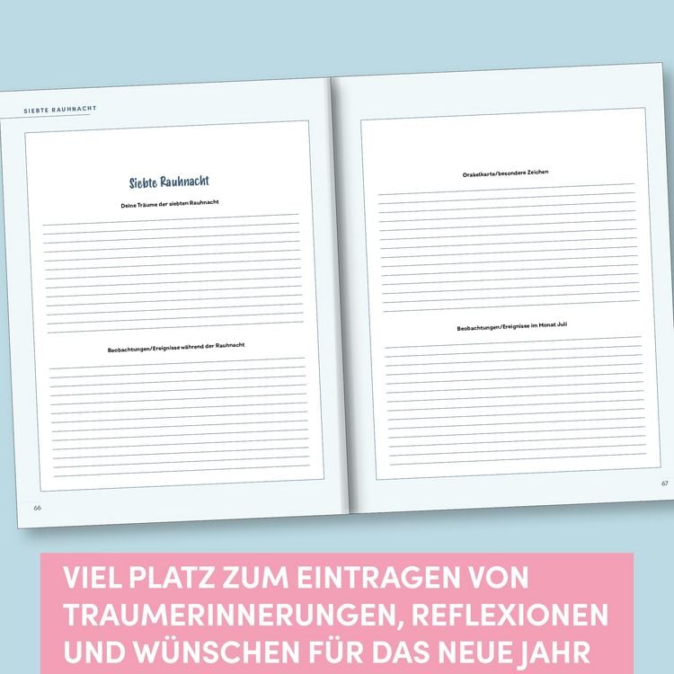 Produktbild: Rauhn&auml;chte. Das Workbook.