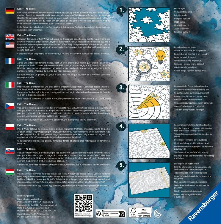 Ravensburger Exit The Circle 17448-Anno 2083, 919 pezzi, puzzle