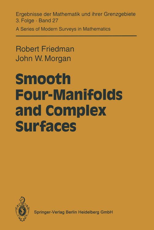 Produktbild: Smooth Four-Manifolds and Complex Surfaces