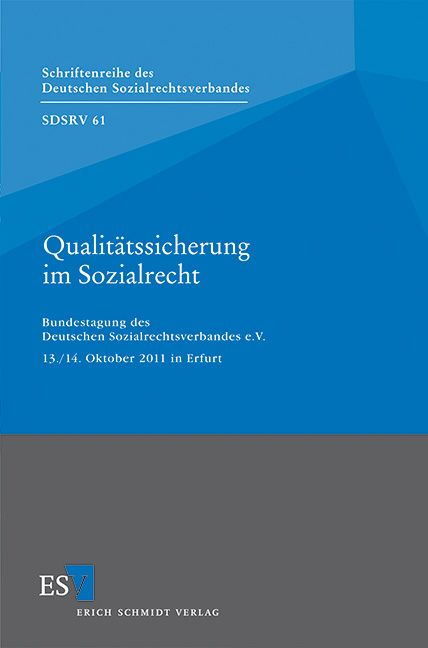 Produktbild: Qualit&auml;tssicherung im Sozialrecht
