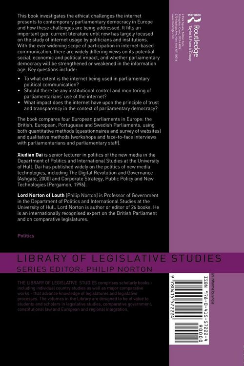 Produktbild: The Internet and European Parliamentary Democracy