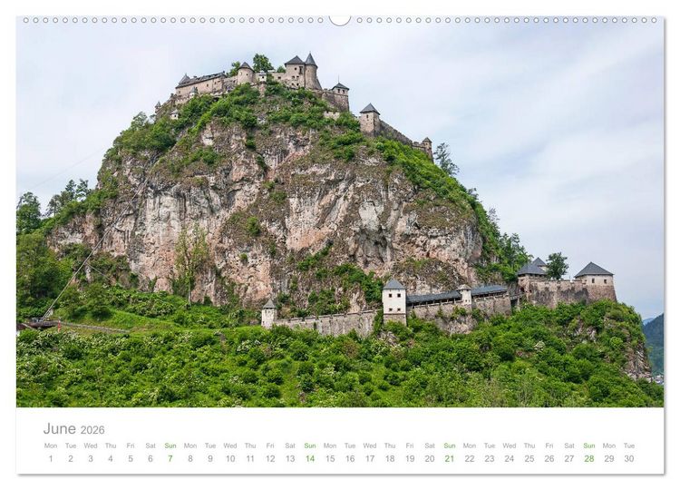 Produktbild: Touring Austria (High Quality Premium Wall Calendar 2026 DIN A2 landscape),CALVENDO 12 Month Wall Calendar