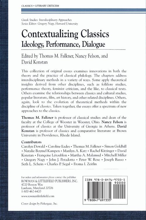 Produktbild: Contextualizing Classics