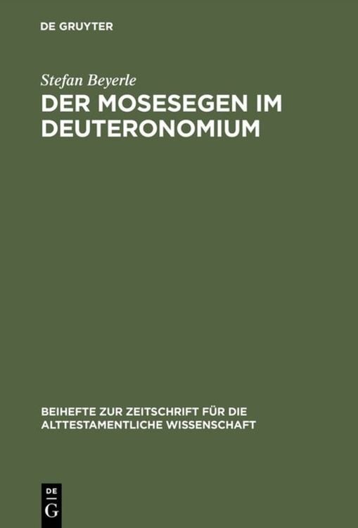Produktbild: Der Mosesegen im Deuteronomium