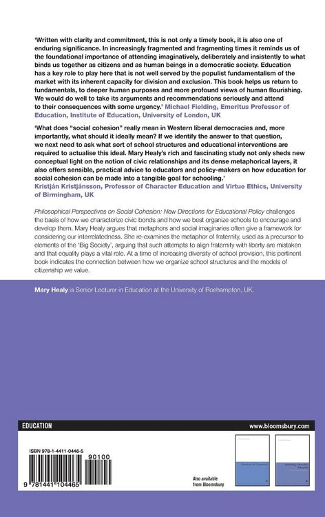 Produktbild: Philosophical Perspectives on Social Cohesion