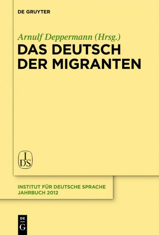 Produktbild: Das Deutsch der Migranten