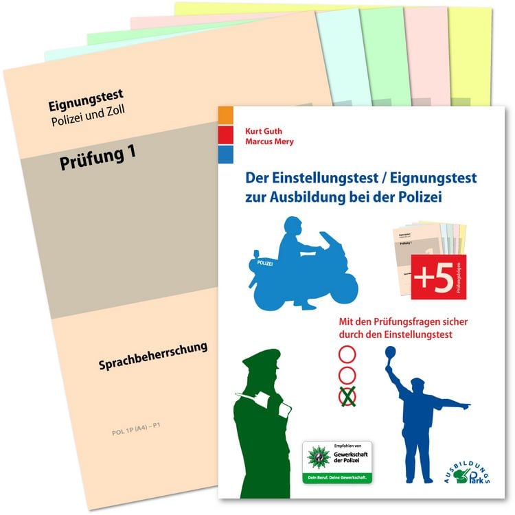 Produktbild: Der Eignungstest / Einstellungstest zur Ausbildung bei der Polizei