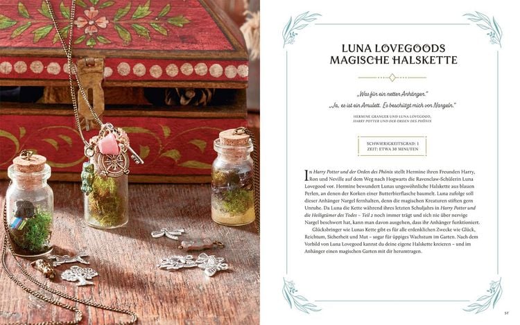 Produktbild: Aus den Filmen zu Harry Potter: Magische Kr&auml;uterkunde - Zauberhafte DIY-Projekte, Terrarien und viele weitere gr&uuml;ne Inspirationen
