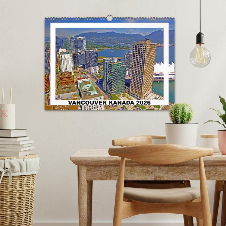 Produktbild: Vancouver Kanada 2026 (Wandkalender 2026 DIN A3 quer), CALVENDO Monatskalender