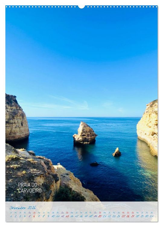 Produktbild: Algarve Traumhaft & farbenfroh (Wandkalender 2026 DIN A2 hoch), CALVENDO Monatskalender