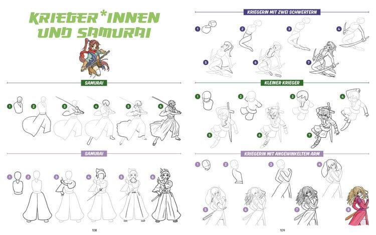 Produktbild: Die ultimative Motiv-Bibliothek &ndash;&nbsp;1000 x Manga zeichnen