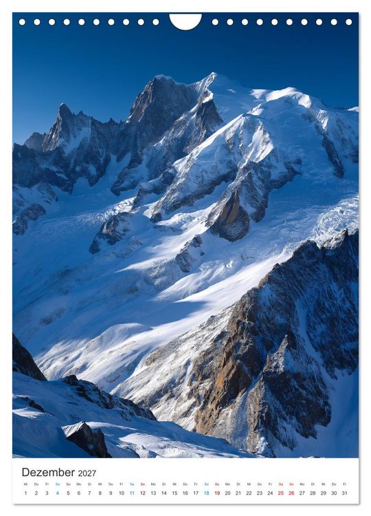 Produktbild: Berge im Wandel (Wandkalender 2027 DIN A4 hoch), CALVENDO Monatskalender
