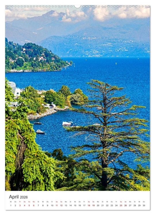Produktbild: Lago Maggiore - Atemberaubende Landschaften (Wandkalender 2026 DIN A2 hoch), CALVENDO Monatskalender