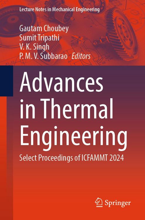 Produktbild: Advances in Thermal Engineering