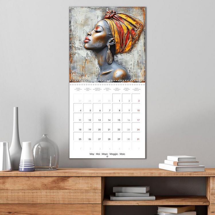 Produktbild: Artistic African Grace (Wall Calendar 2026 12 &times; 12 Inch) CALVENDO 12 Month Wall Calendar