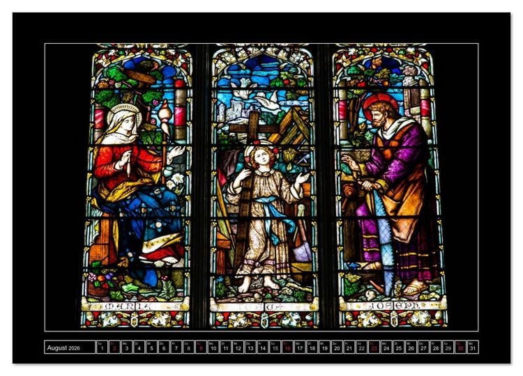 Produktbild: IRLAND - Fenster des Glaubens (hochwertiger Premium Wandkalender 2026 DIN A2 quer), Kunstdruck in Hochglanz