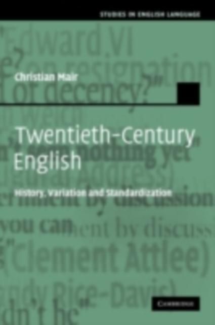 Produktbild: Twentieth-Century English