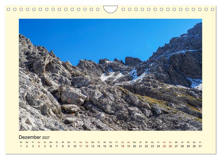 Produktbild: Lechtaler Alpen (Wandkalender 2027 DIN A4 quer), CALVENDO Monatskalender
