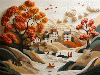Produktbild: CALVENDO Puzzle Ein Motiv aus dem Kalender Paper Art | 1000 Teile Lege-Gr&ouml;&szlig;e 64x48cm Foto-Puzzle f&uuml;r gl&uuml;ckliche Stunden