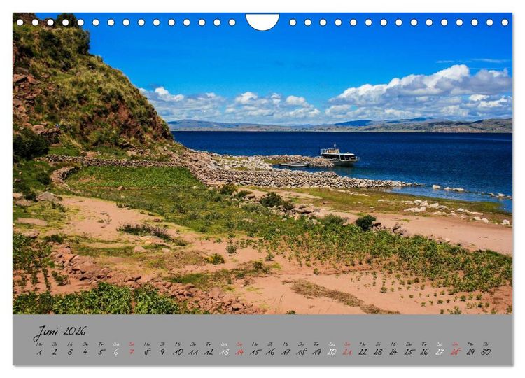 Produktbild: Peru 2026 (Wandkalender 2026 DIN A4 quer), CALVENDO Monatskalender