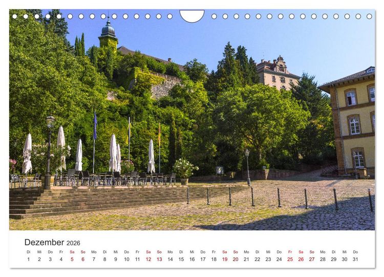 Produktbild: Baden-Baden, Kurstadt am Rande des Schwarzwaldes (Wandkalender 2026 DIN A4 quer), CALVENDO Monatskalender