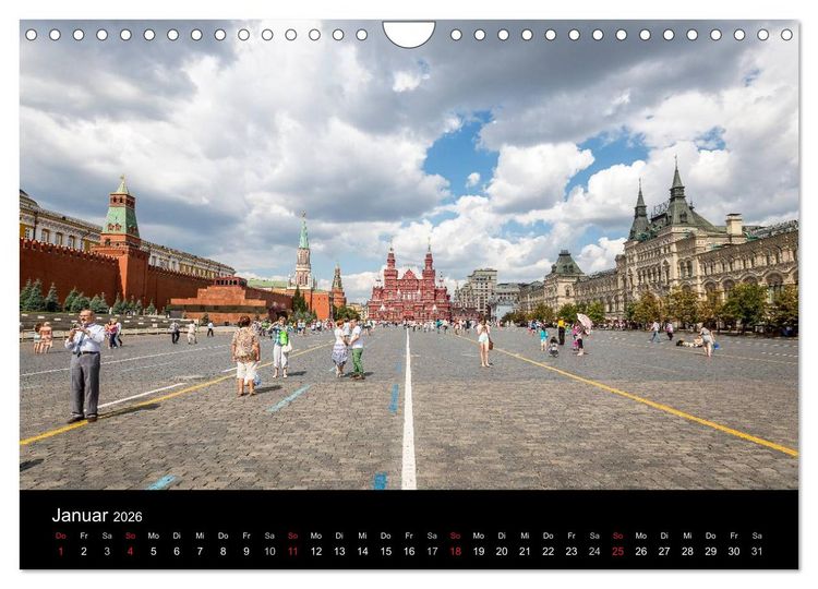 Produktbild: Moskau 2026 (Wandkalender 2026 DIN A4 quer), CALVENDO Monatskalender