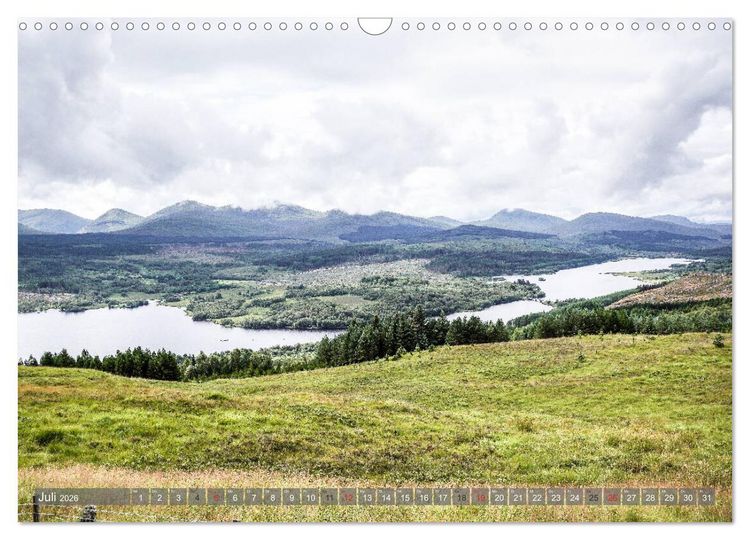 Produktbild: Schottland - Wie gemalt (Wandkalender 2026 DIN A3 quer), CALVENDO Monatskalender