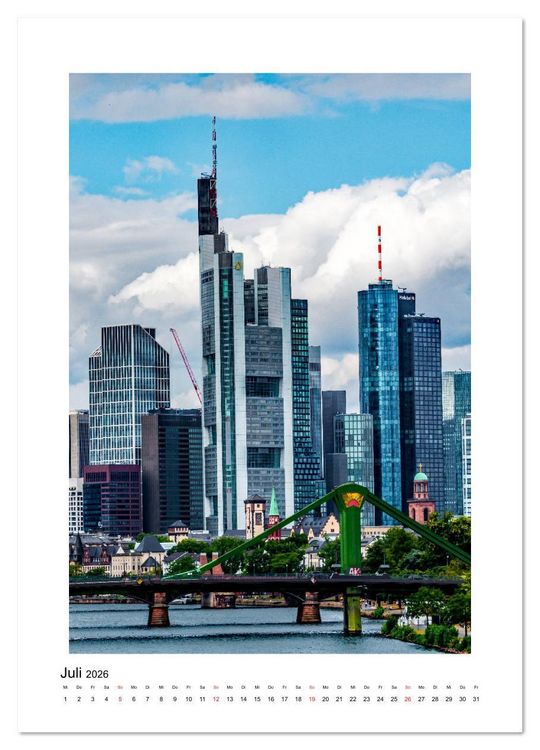 Produktbild: Frankfurt Vertikal Michael Jaster (Wandkalender 2026 DIN A3 hoch), CALVENDO Monatskalender