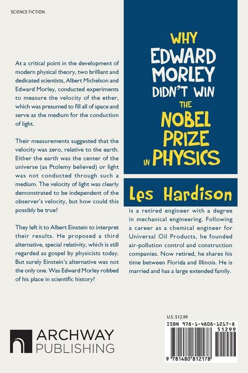 Produktbild: Why Edward Morley Didn't Win the Nobel Prize in Physics