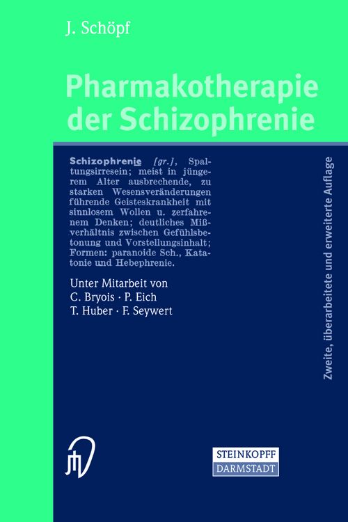 Produktbild: Pharmakotherapie der Schizophrenie
