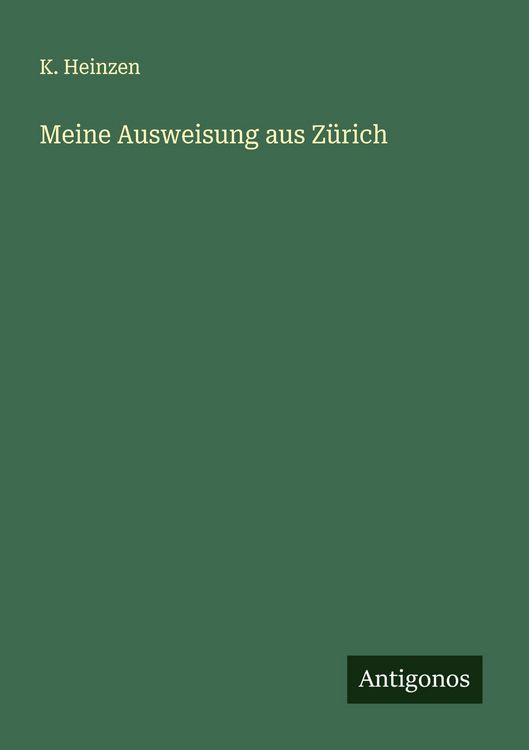 Produktbild: Meine Ausweisung aus Z&uuml;rich