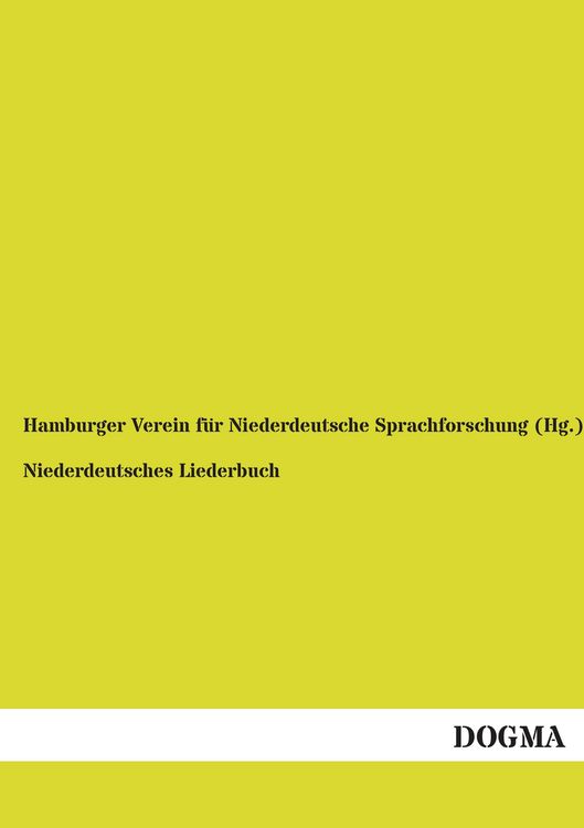 Produktbild: Niederdeutsches Liederbuch