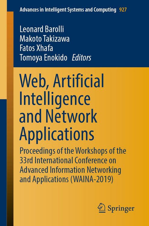 Produktbild: Web, Artificial Intelligence and Network Applications