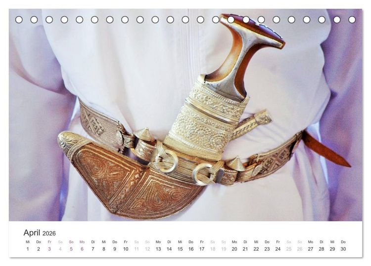 Produktbild: Oman - Arabiens Zauberwelt (Tischkalender 2026 DIN A5 quer), CALVENDO Monatskalender