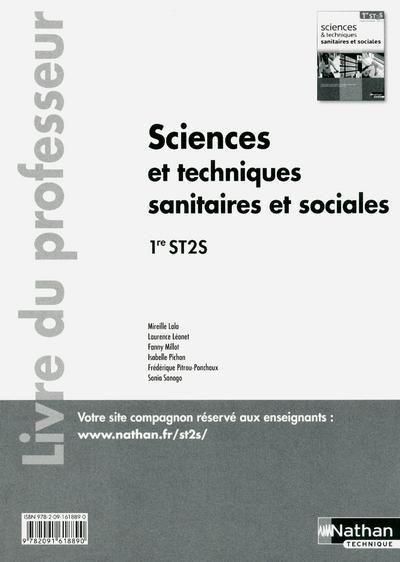 Produktbild: Sciences Et Techniques Sanitaires Et Sociales 1re St2s Livre Du